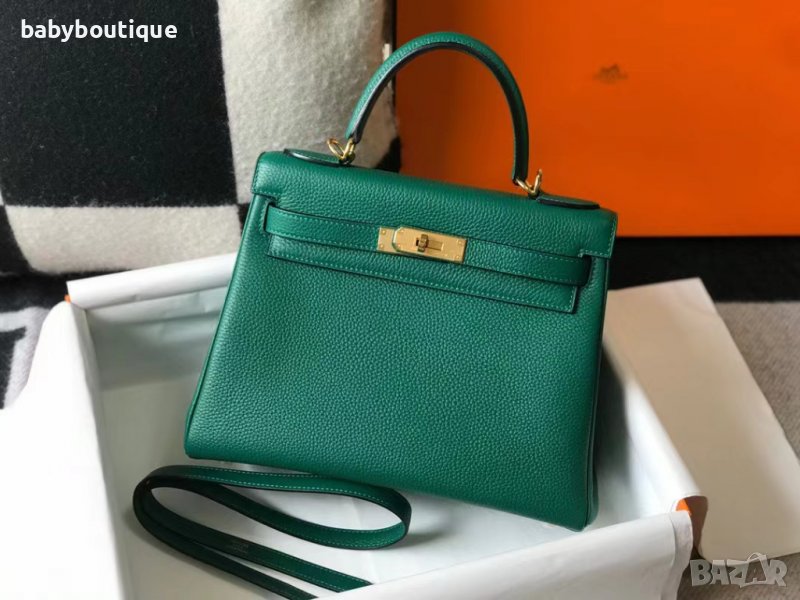 Hermes Kelly 32 Malachite , снимка 1