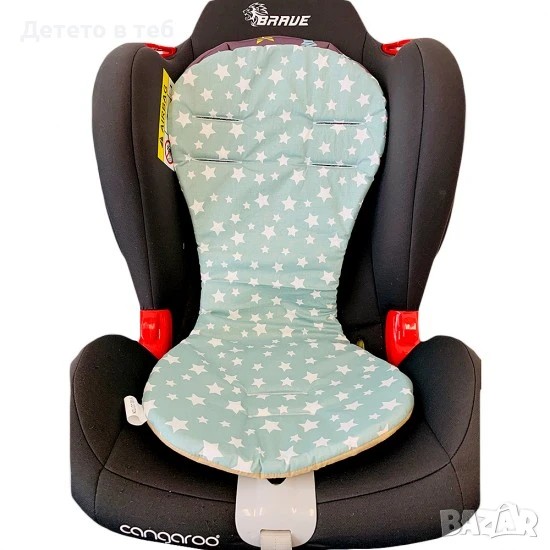Подложка за столче за кола 0-25 кг, Мента звезди, снимка 1