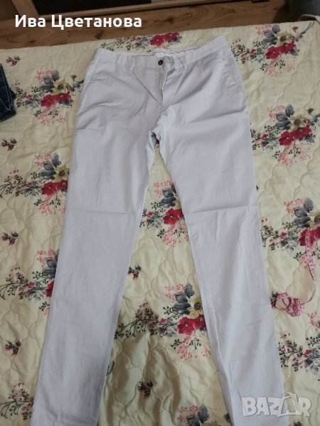 Мъжки бял панталон , снимка 1