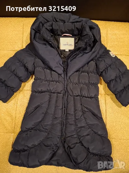 Moncler  зимно яке за момиче 5=6г., снимка 1