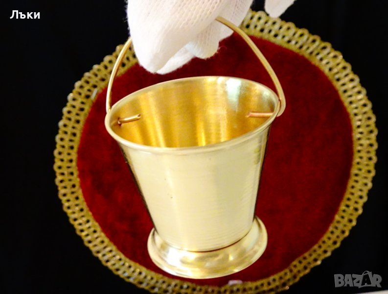 Бронзова чаша за ракия,котле. , снимка 1