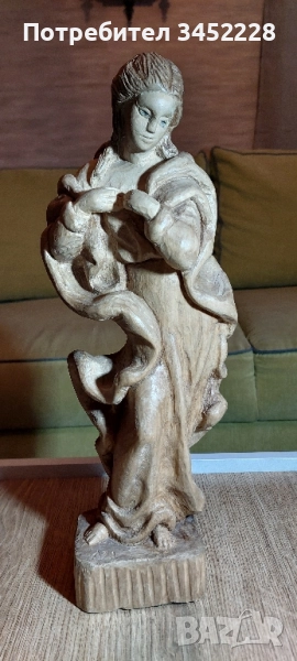 дърворезба за ценители височина 36см , снимка 1
