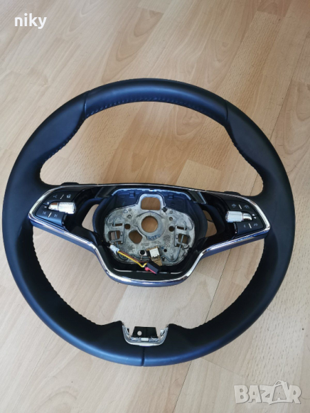 Мултифунционален волан за Шкода Skoda Superb Oktavia Kodiaq Суперб Октавиа Кодиак АВТОМАТИК F1, снимка 1