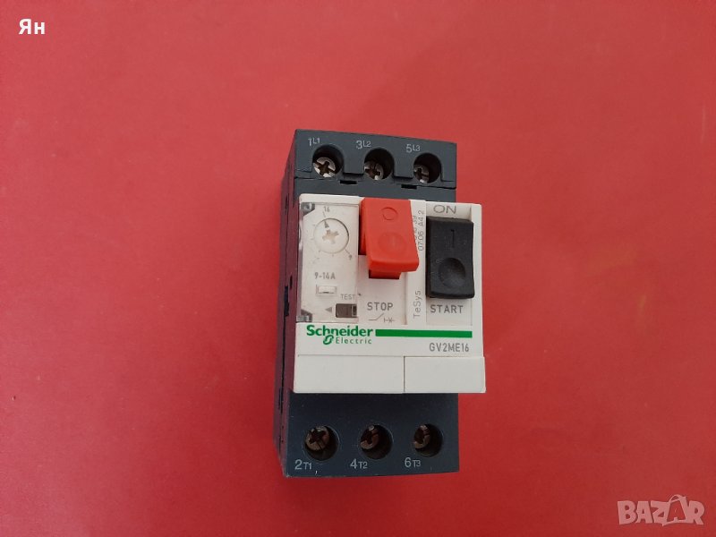  Термомагнитен Моторен Прекъсвач Schneider GV2ME16,9-14A,5.5kW, снимка 1