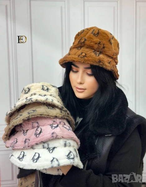 пухени шапки louis vuitton , снимка 1