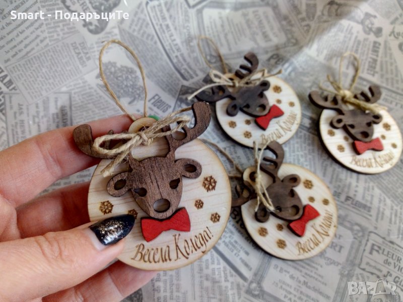 Коледни играчки за елха, подходящ подарък за клиенти, ученици , снимка 1