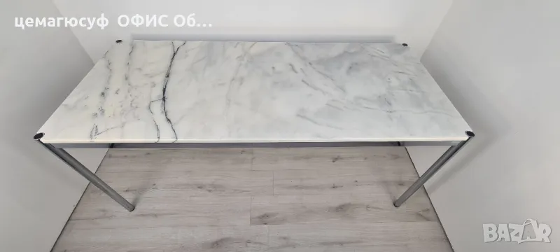 Бюро от марката на USM Haller класическа мраморна маса за офис или дома обзавеждане , снимка 1
