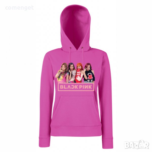 ДЕТСКИ и ДАМСКИ суичъри Hoodie мърч - BLACK PINK K-POP - Rose, Lisa, Jennie, Jisoo, снимка 1