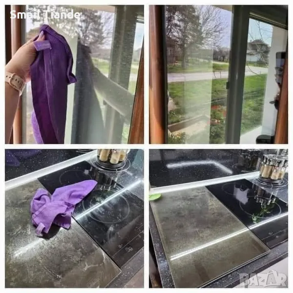 Кърпа за стъклени повърхности „Експрес“, 1 бр, снимка 1