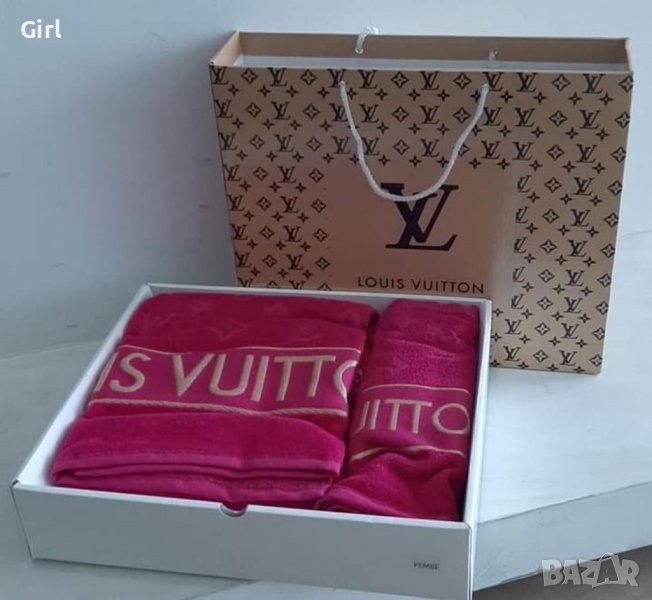 Louis Vuitton 2 броя в кутия кърпи, снимка 1