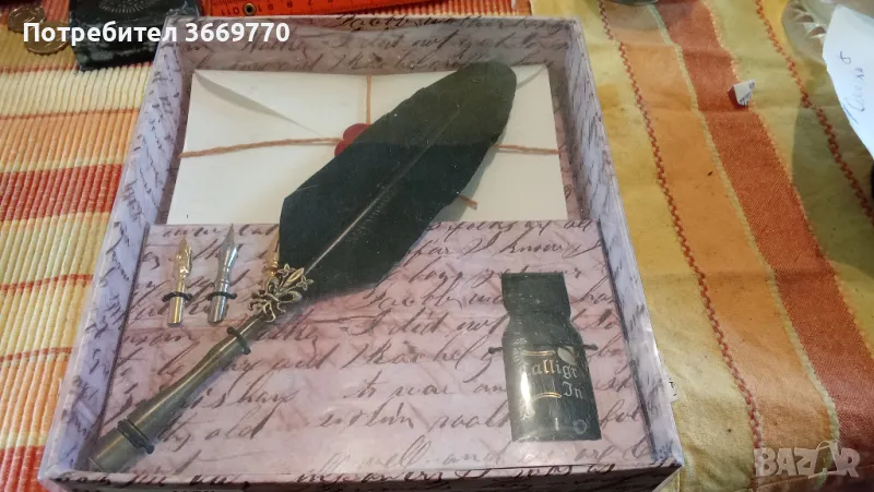 Нов винтидж комплект за калиграфия, снимка 1