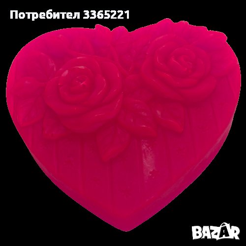  глицеринов сапун  Сърце, снимка 1