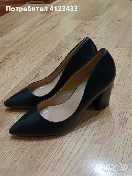 Класически черни токчета , снимка 1