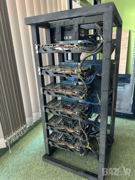 Rig - РИГ за копаене на криптовалути: Gigabyte GV-RX580 Gaming 8GB, снимка 1