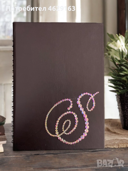 Тефтер декориран с кристали, снимка 1