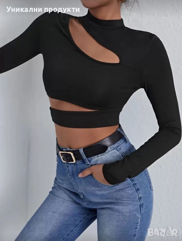 Изрязана блуза, снимка 1