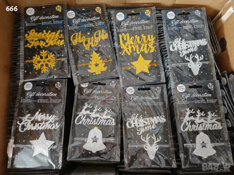 Декор за опаковка ( 2 бр в пакет ), снимка 1