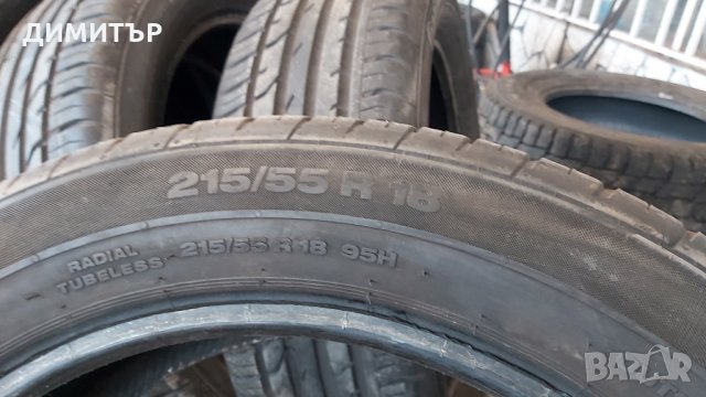 4бр. летни гуми CONTINTAL 215 55 18 DOT 1514, снимка 8 - Гуми и джанти - 28025458