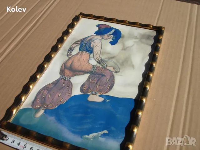 Хромолитография на Леон Бакст от 1920-те, снимка 2 - Антикварни и старинни предмети - 47572785