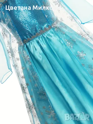 Рокля на Елза и аксесоари само за 30 лв.!, снимка 3 - Детски рокли и поли - 49185458