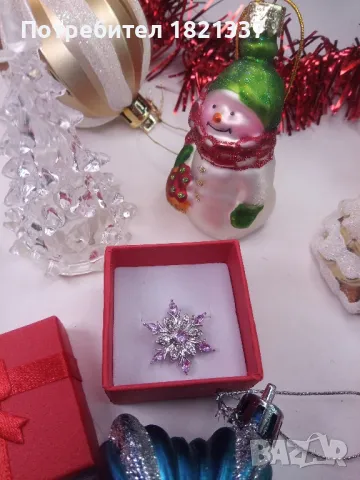 Колие с кристали , снимка 2 - Колиета, медальони, синджири - 49388873