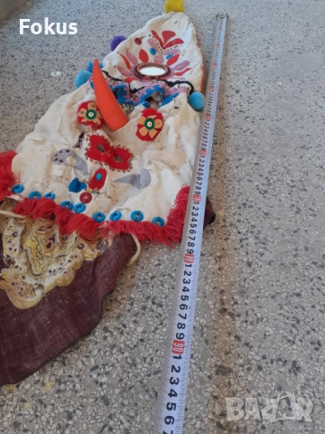 Стара кукерска маска, снимка 7 - Антикварни и старинни предмети - 53291582