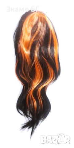 Перука дълга коса разноцветни ПРОМО ЦЕНА , снимка 2 - Аксесоари за коса - 43094816