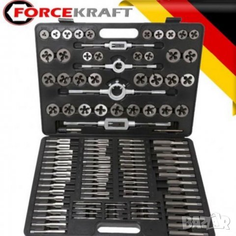  Професионелни Метчици и Плашки 110бр. М2 - М18 , снимка 5 - Други инструменти - 32381611