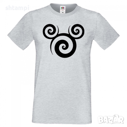 Мъжка тениска Mickey Head 1 Подарък,Изненада,Рожден ден, снимка 4 - Тениски - 36575661