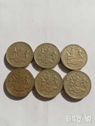 дефектни 1 паунд от 1983 г., снимка 6 - Нумизматика и бонистика - 49606641