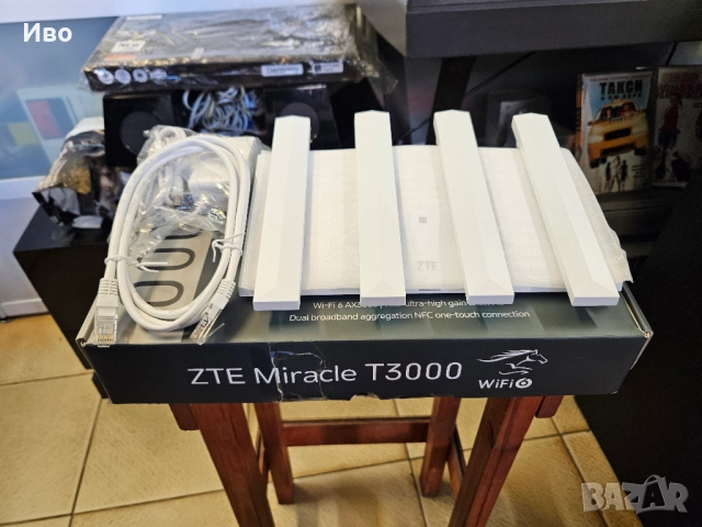 Ритер ZTE T3000 В отлично техническо и визуално състояние., снимка 6 - Рутери - 52005915