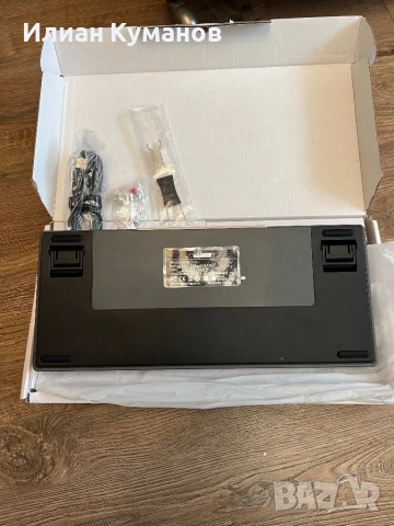 Геймърска безжична клавиатура .Червени суичове .Нова !, снимка 7 - Клавиатури и мишки - 52369707