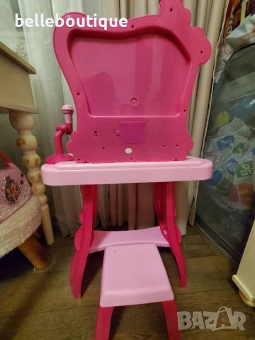 Детска тоалетка с микрофон, огледало, звук и светлина, снимка 7 - Музикални играчки - 40060023