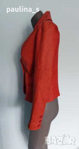 Дизайнерско сако от естествена кожа - напа "Vera Pelle"® , снимка 5 - Сака - 36418899