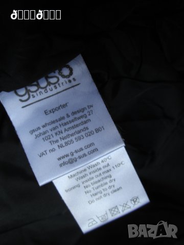 Пролетно-есенно яке GSUS от шушляк сиво каре с качулка размер S, снимка 10 - Якета - 27015333