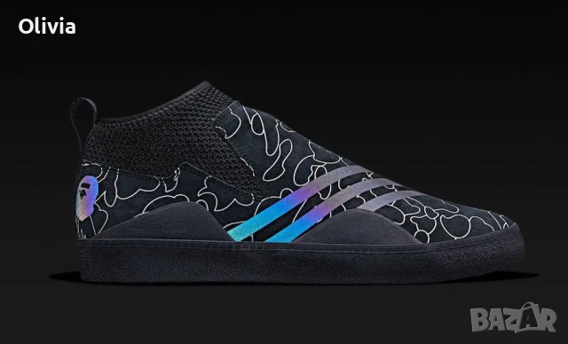 adidas x  bape 3ST.002 ORIGINAL , снимка 10 - Кецове - 51349152