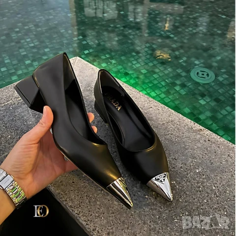 обувки на ток prada 