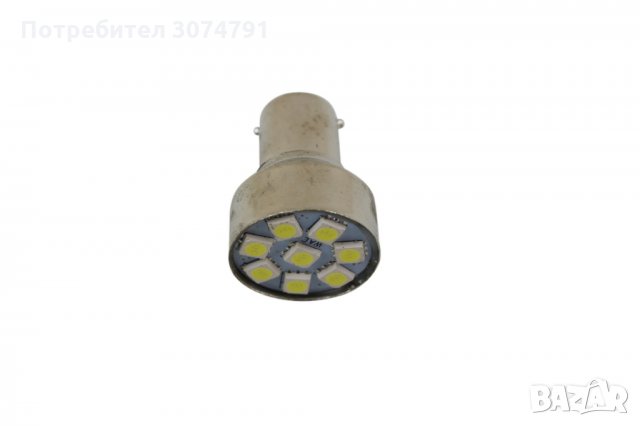 Крушка с Вграден Зумер Мелодия 8 LED Задна Заден Ход 12V BA15S P21W, снимка 4 - Аксесоари и консумативи - 32222884