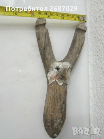Орел  птица глава дърворезба, снимка 4 - Антикварни и старинни предмети - 33068426