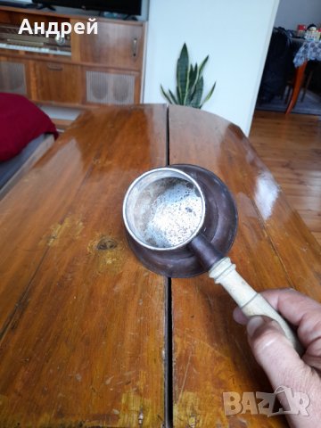 Старо Бакърено Джезве #4, снимка 5 - Антикварни и старинни предмети - 33080560