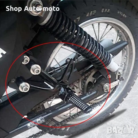 Степенки за мотор Automat, Задни, 2бр в к-т, Черни, снимка 4 - Аксесоари и консумативи - 50868537