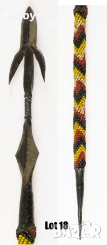 Копие на племето Зулу – Асагаи - 48 см., снимка 3 - Антикварни и старинни предмети - 52076392