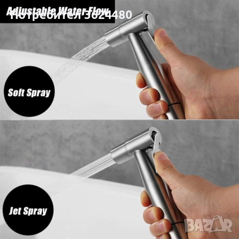 Хигиенен душ със закрепване за тоалетно казанче 4430, снимка 5 - Други - 52554573