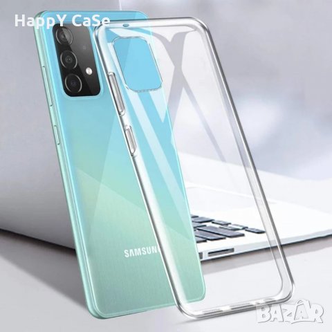 Samsung Galaxy A72 A32 A12 A02s 4G 5G / Плътен прозрачен силиконов кейс калъф гръб, снимка 3 - Калъфи, кейсове - 32066489