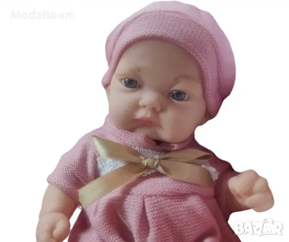 Детска кукла бебе в розово, снимка 3 - Кукли - 48425830