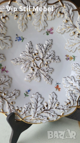 Колекционерска порцеланова купа Meissen , снимка 7 - Антикварни и старинни предмети - 53558359
