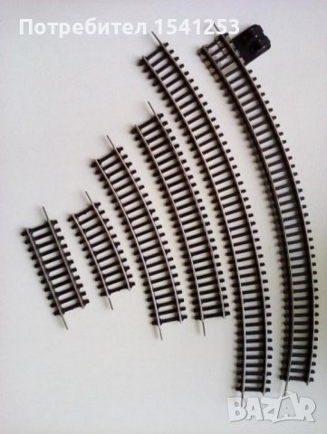 Стрелки и извити релси размер ТТ, снимка 2 - Колекции - 43870625