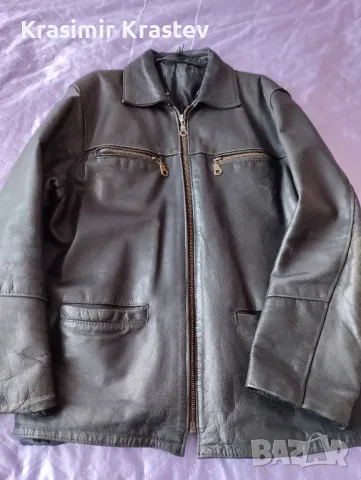 Две зимни якета от естествена кожа телешки бокс и зимна шуба., снимка 2 - Якета - 47923294