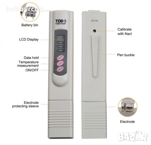 ТЕСТЕР питейна вода (TDS) вода за пиене качество , снимка 3 - Други - 16301627