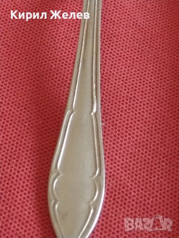 Стара вилица за десерт от соца В.Търново сърп и чук за КОЛЕКЦИЯ ДЕКОРАЦИЯ 32862, снимка 2 - Други ценни предмети - 43818543